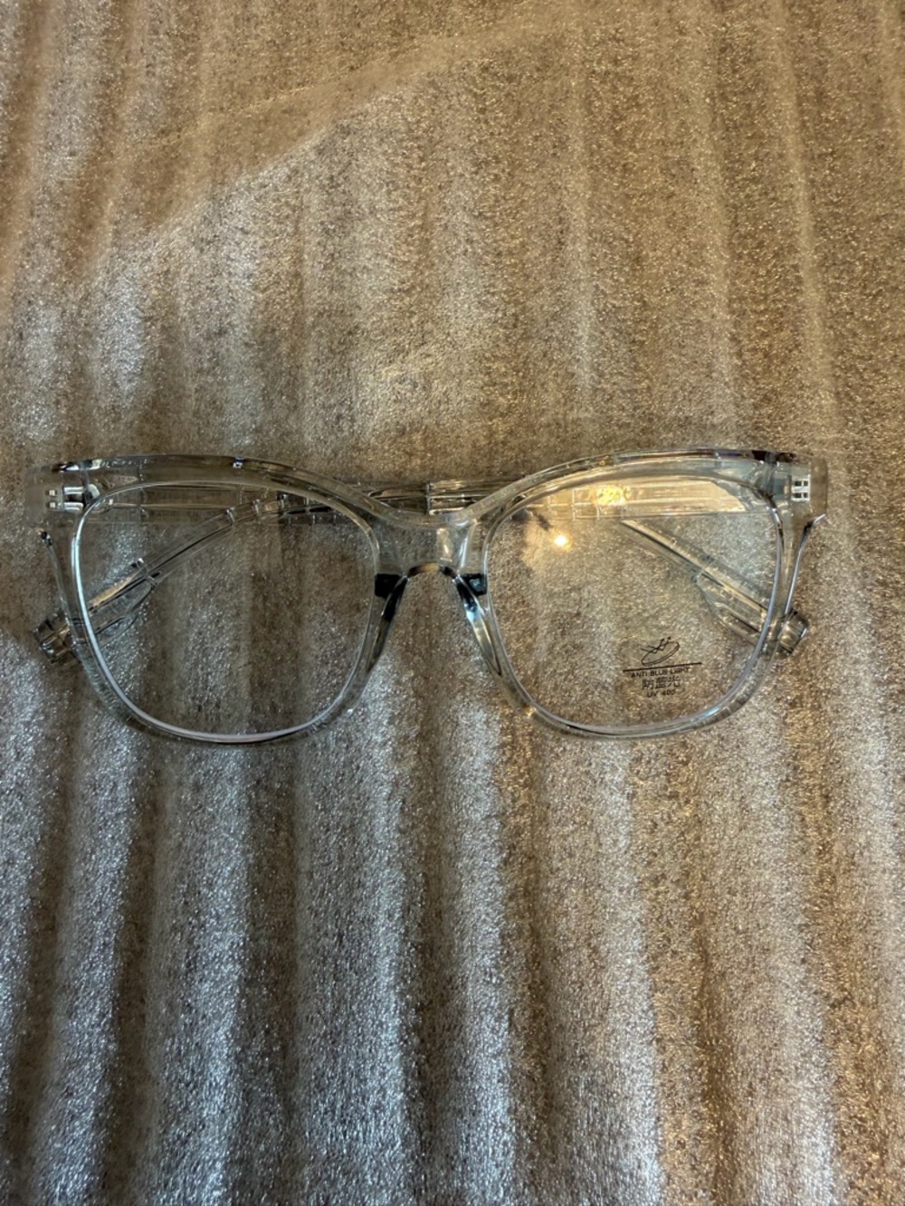 Clear Transparent blue light Square Eyeglass Frames